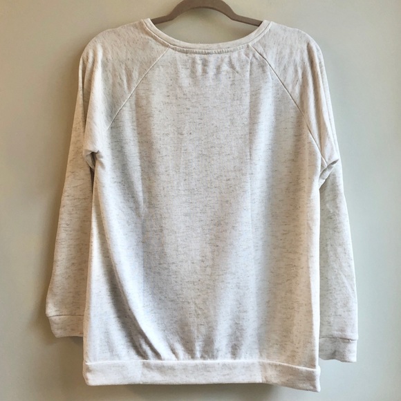 Seraphine | Cream Ruffle Zipper Nursing Top - Picture 4 of 5